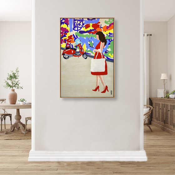 Snapshots of Summer Graffiti 64cm x 94.5cm