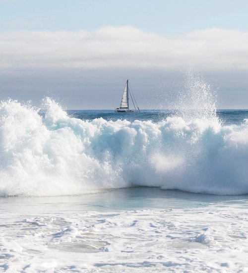 SAILING AND SURF by Andrew Lever