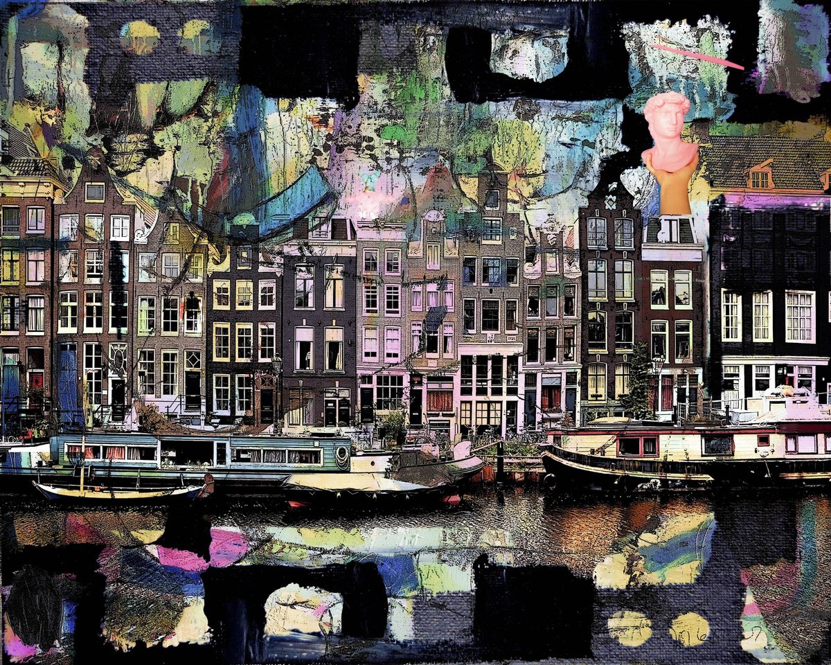 Impressionistic Photograph , Amsterdam View Opus 59. By Geert Lemmers Fpa, 39 X 31, Artwork For Sale On Artfinder