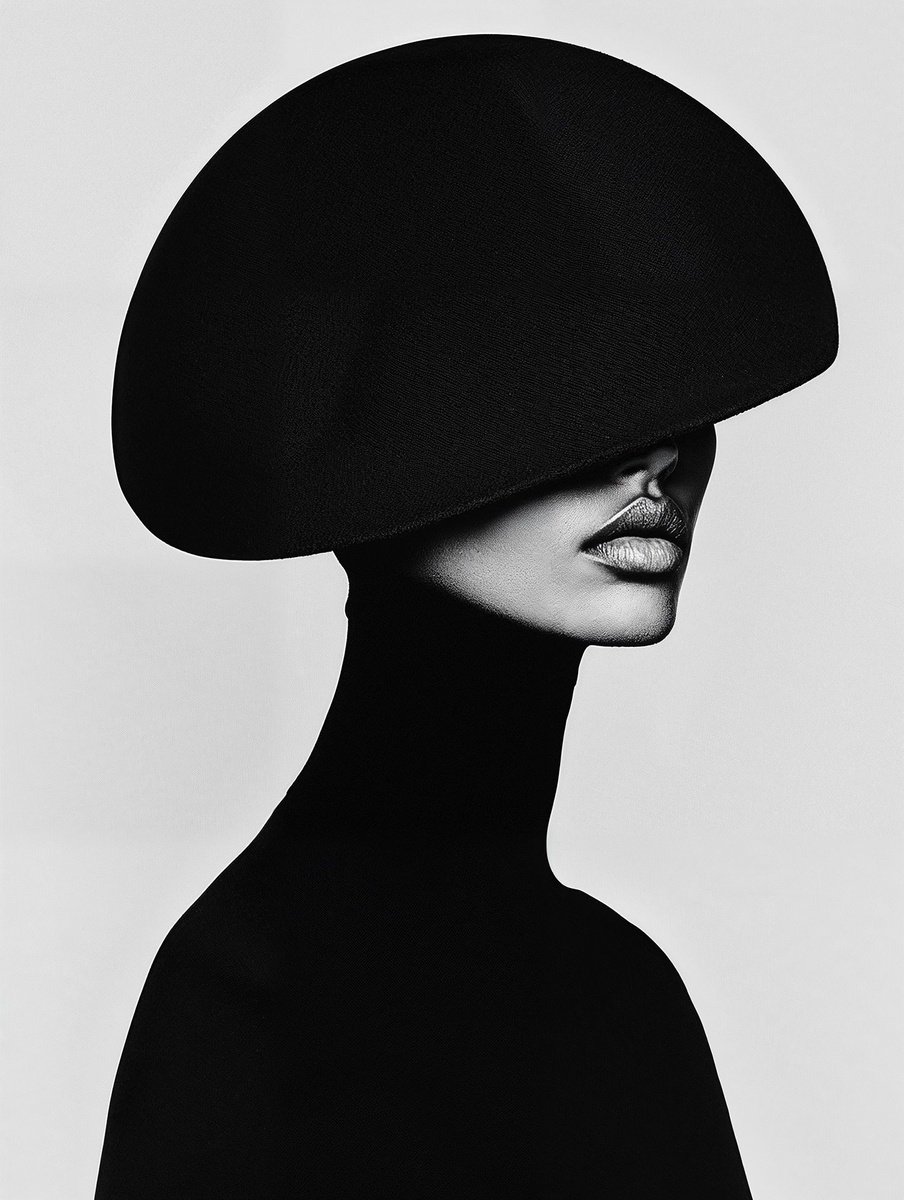 Abstract Portrait Photograph By Richard Gibson, 13 X 16", Timeless Nocturnes Xvi, Original Artwork