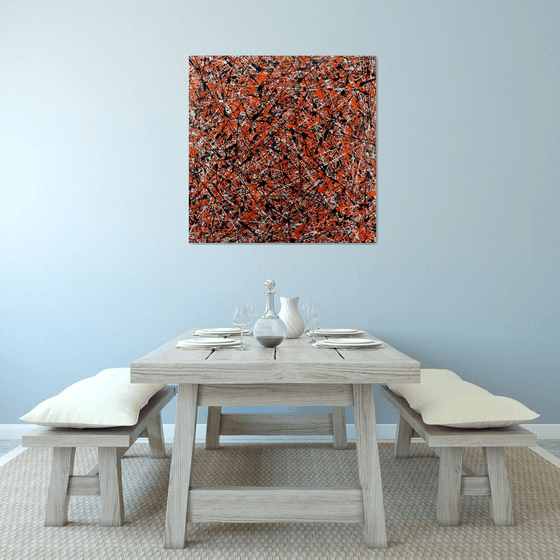 Extra large  artwork (orange)