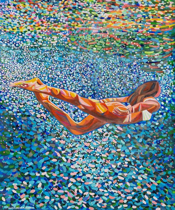Underwater Blue Pink