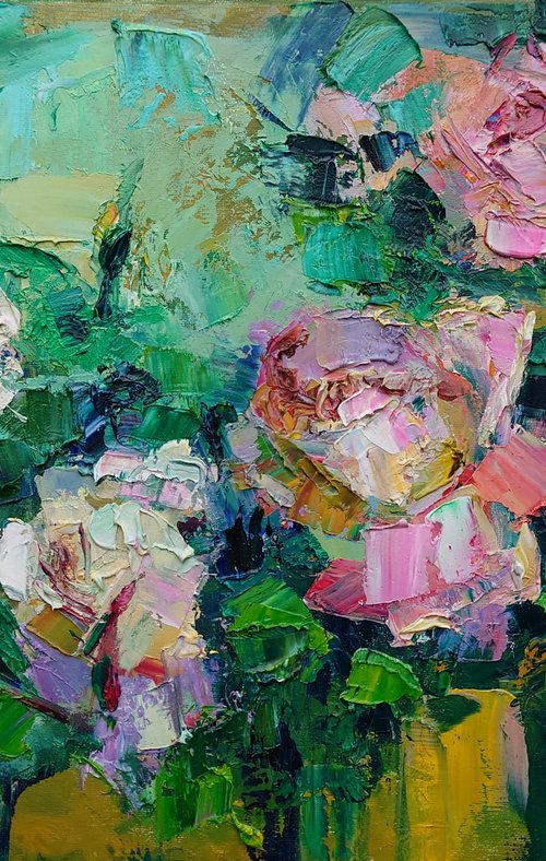 The Luminescent Whisper of Roses by Dalia Visockaite Kisieliene