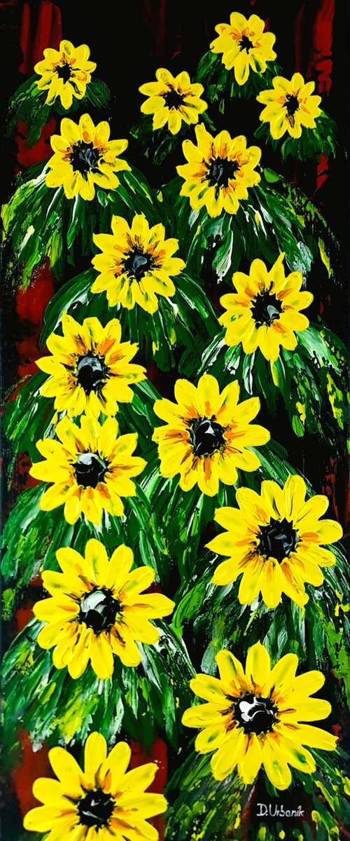 Sunflower 1 25x60cm by Daniel Urbaník