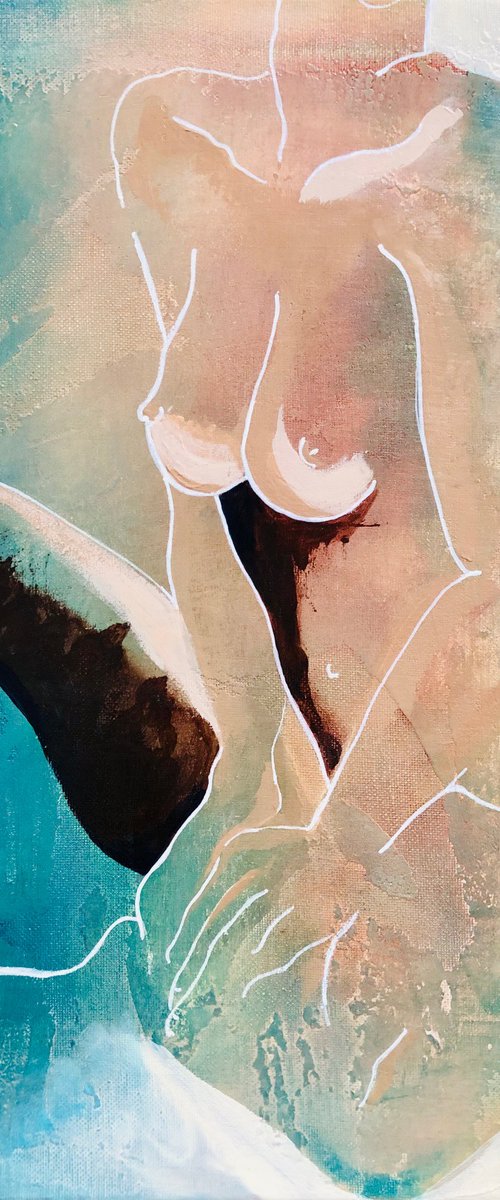 Abstract Nude by Lucyanne Terni