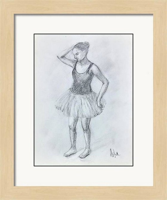 Set of Contemplating Ballerinas 6 and 9