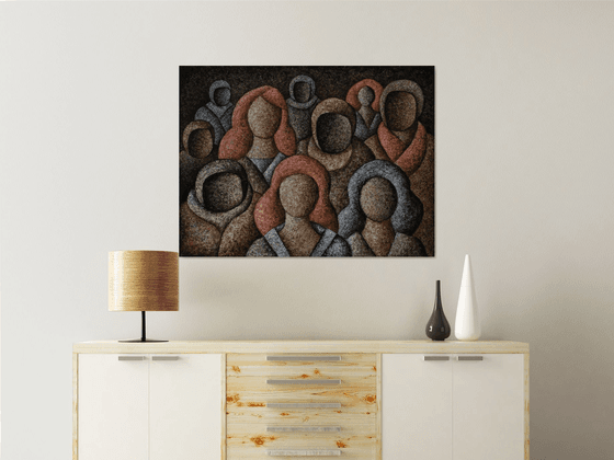Faceless Crowd