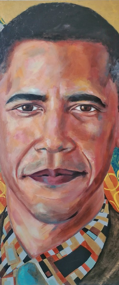 Barack Obama by Louisa Corr