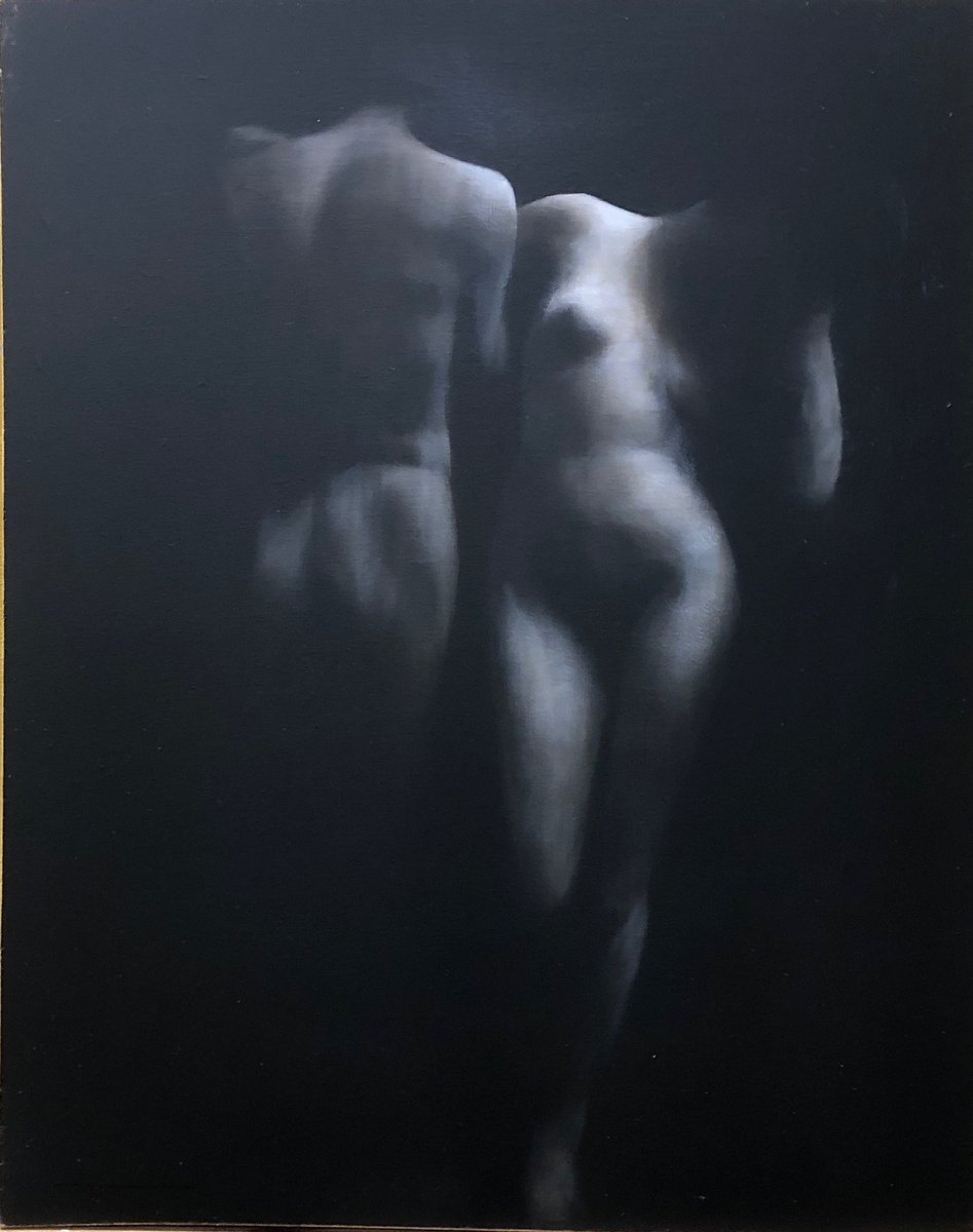 Photorealistic Oil Painting , Passing By Patrick Palmer, 14 X 18, Artwork For Sale On Artfinder