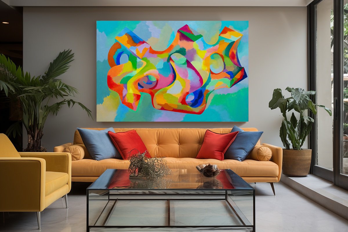 Expressive Oil Painting , Rehearsal In Rhythm 7/8 By Ivan Stoyanov, 59 X 39, Artwork For Sale On Artfinder