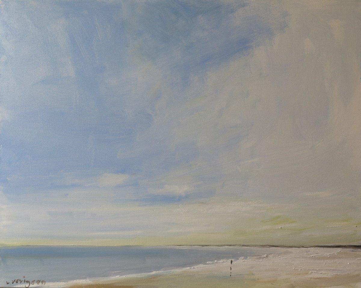 Bridlington March 3 By Malcolm Ludvigsen, 30 X 24, Artwork For Sale On Artfinder