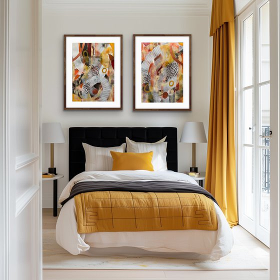 Visual Poetry II (Diptych)