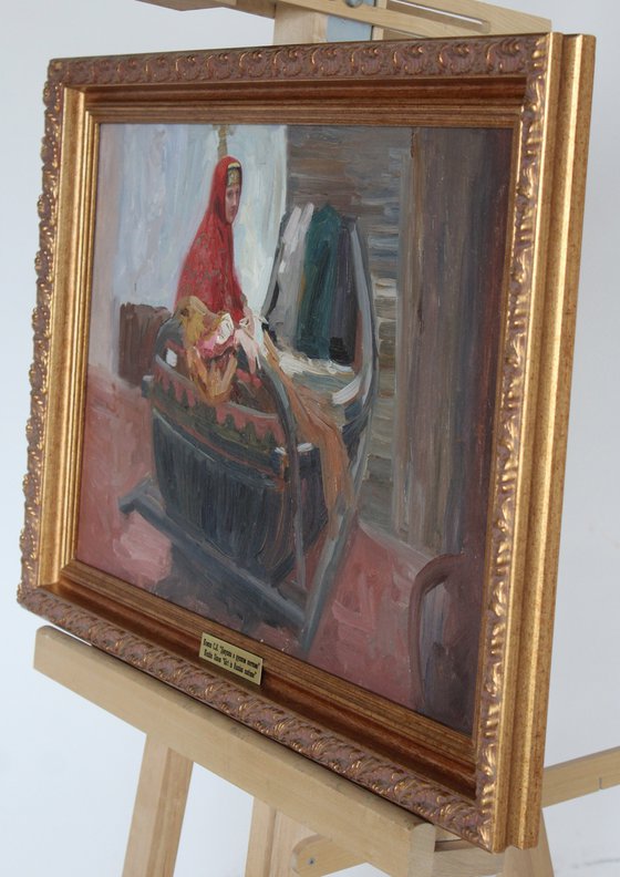 Girl in Russian costume