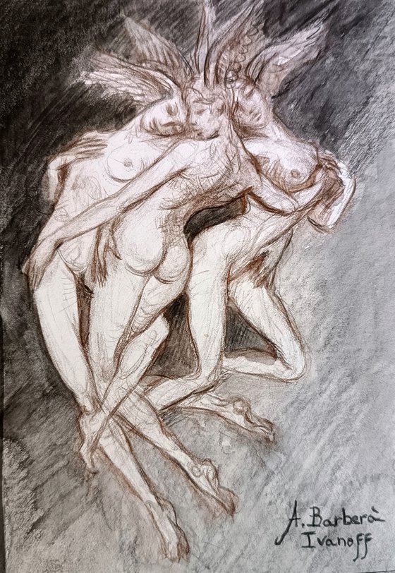 Study for "The three Graces"
