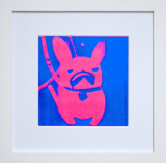 'P!nk' French Bulldog (small framed artists proof)