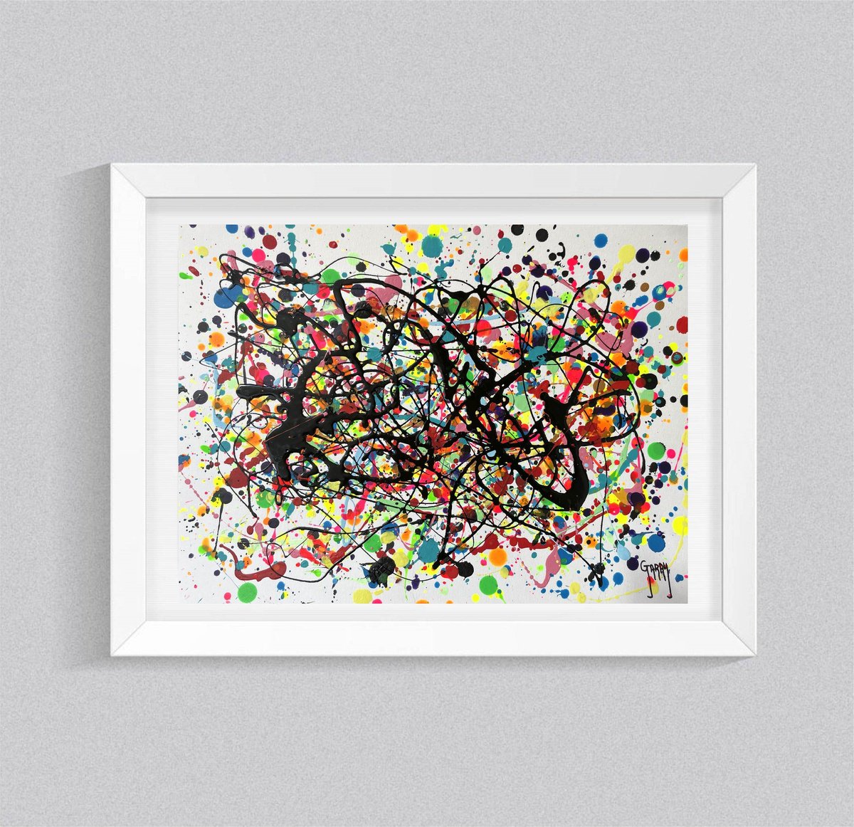 Abstract Pollock 12 by Juan Jose Garay