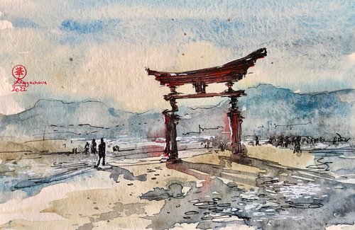Sketches of Japan#18 by Larissa Rogacheva