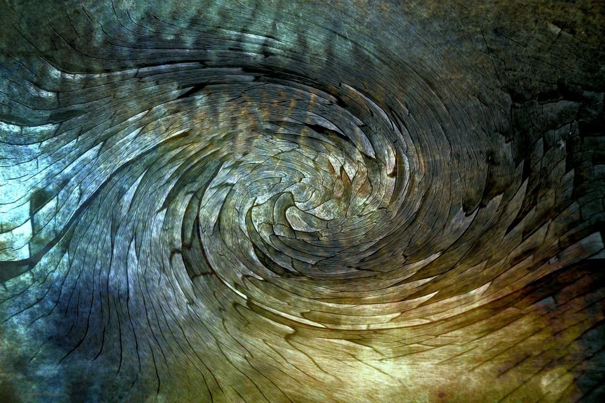 Caught in the Maelstrom - Canvas 75 x 50 cm by Sandra Roeken