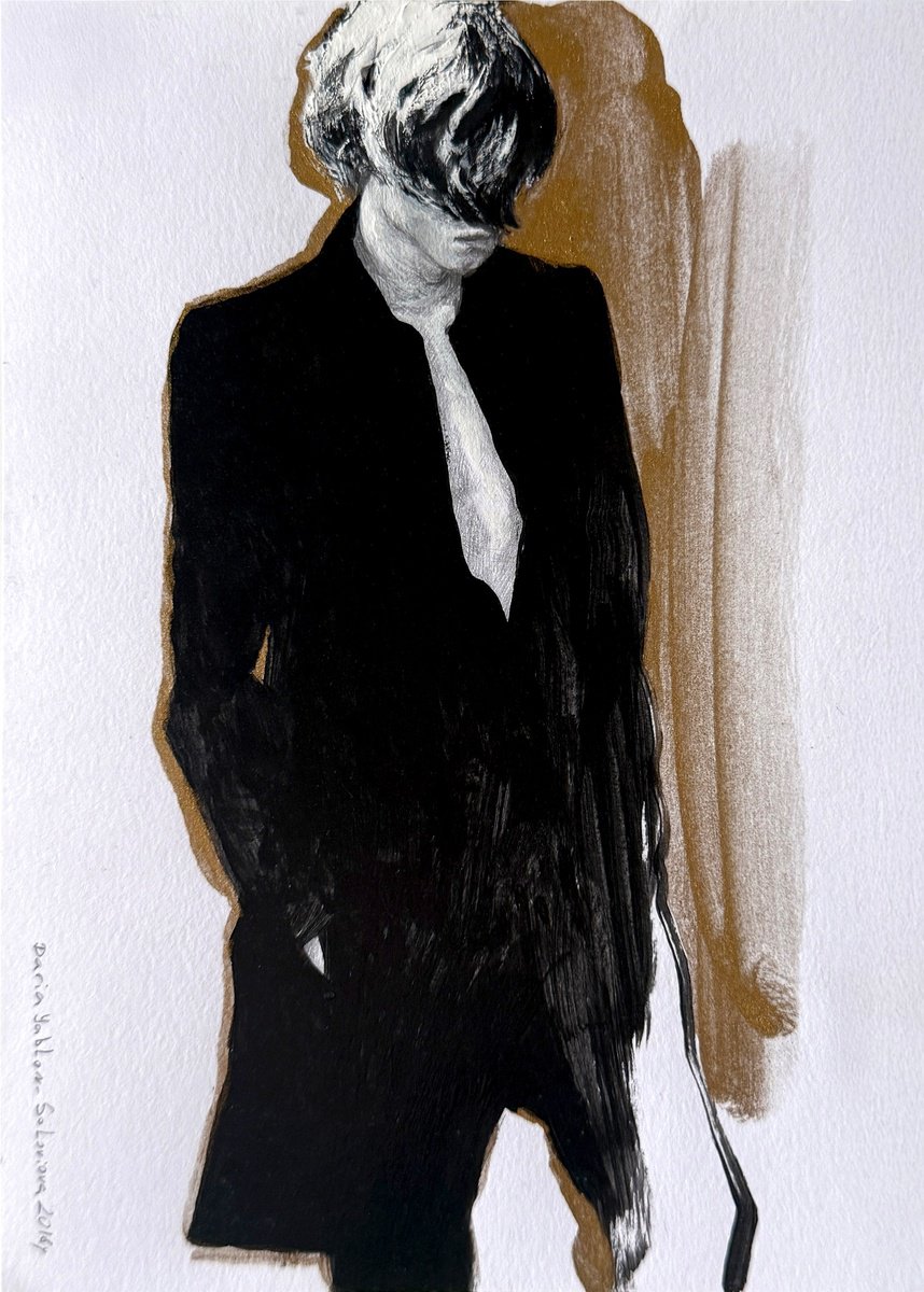 Photorealistic Ink Drawing , Golden Boy #1 By Daria Yablon-Soloviova, 6 X 8, Artwork For Sale On Artfinder