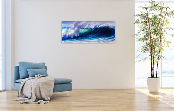 Ocean art Wave painting