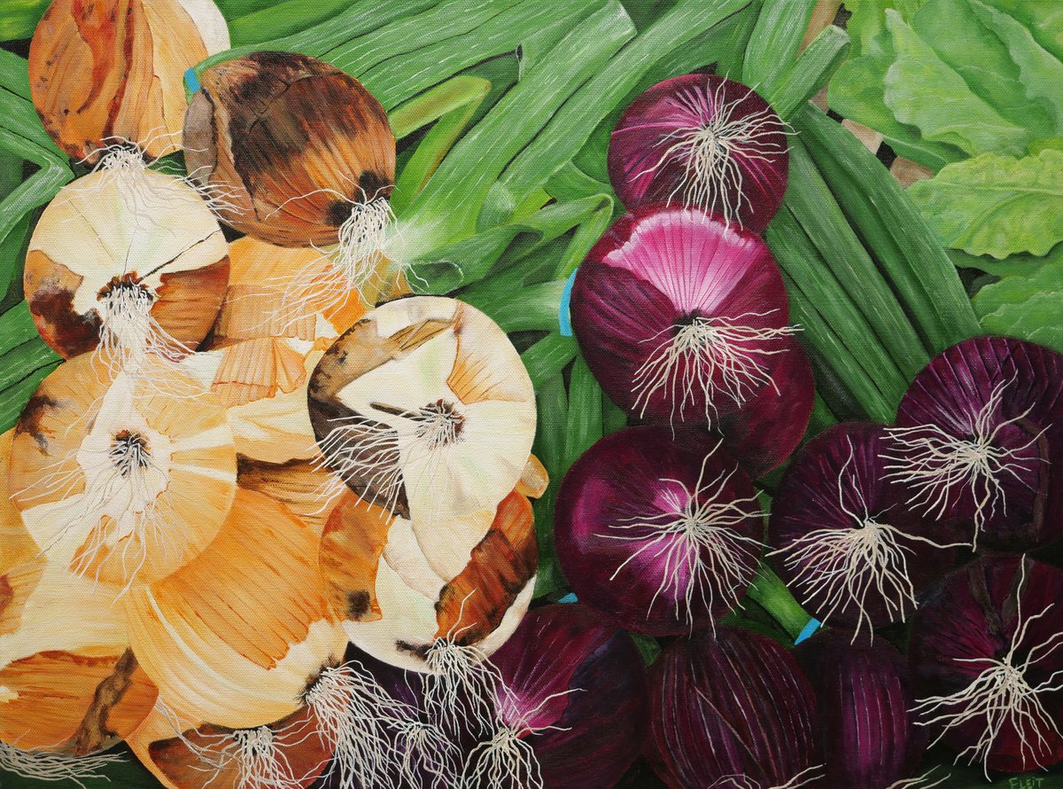 Farmers Market 3 By Steven Fleit, 24 X 18, Artwork For Sale On Artfinder