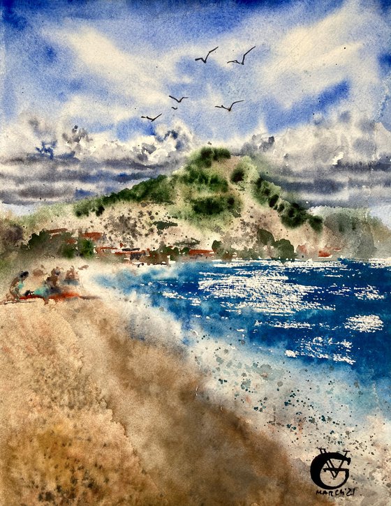 Costa Brava diptych