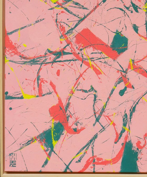Fragments pink square