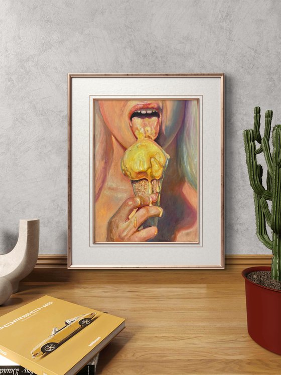 Mango ice cream