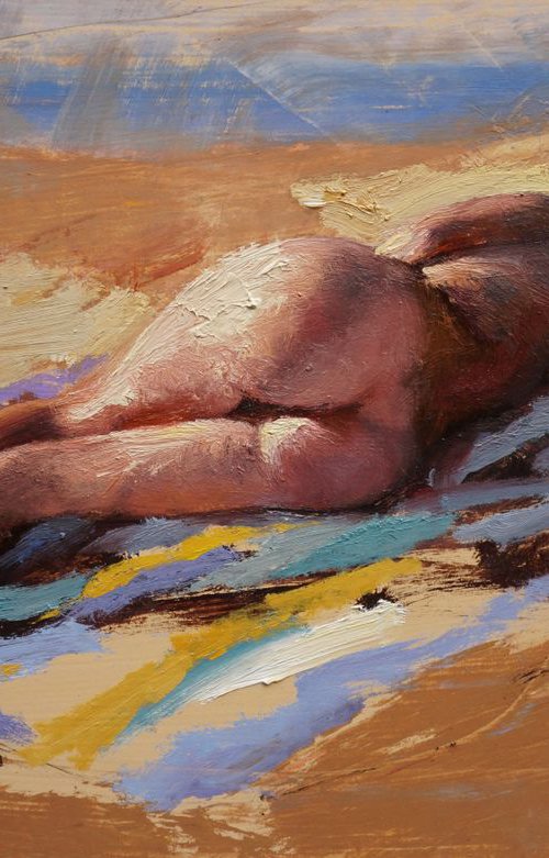 On the beach by Manuel Leonardi
