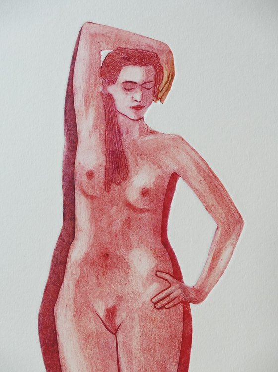 Victoria standing female nude x 6 variations