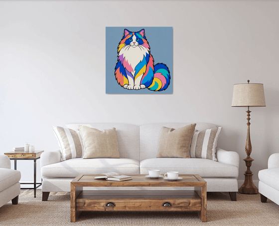 Colorful Ragdoll Cat #19
