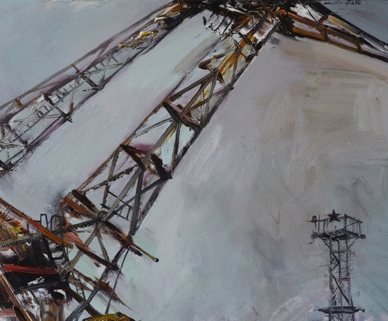 Sleeper crane (industrial landscape)