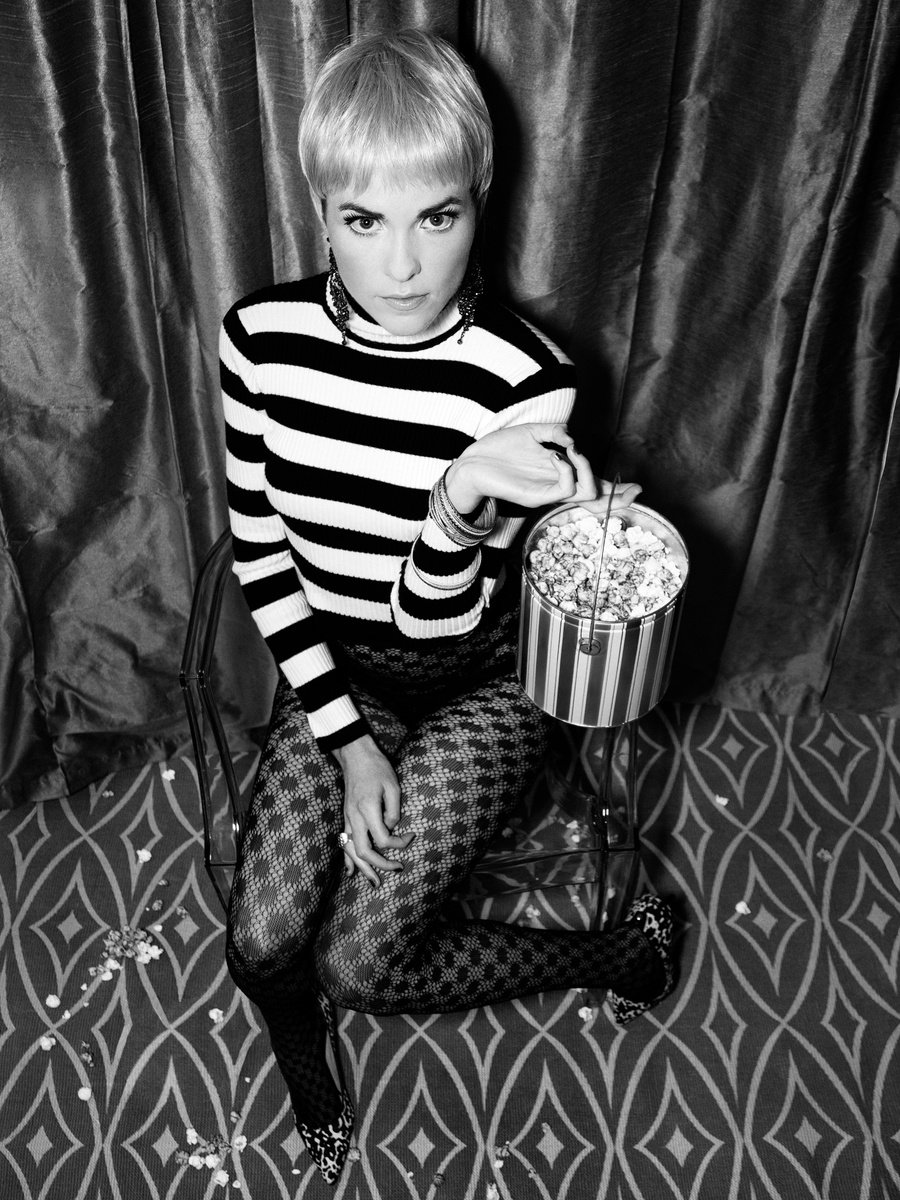 Expressive Portrait Photograph By William Dey, 25 X 32", Pop Popcorn, Original Artwork