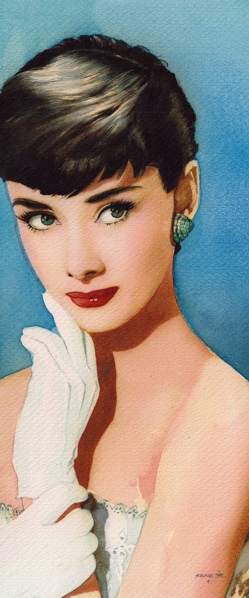 Audrey Hepburn by REME Jr.