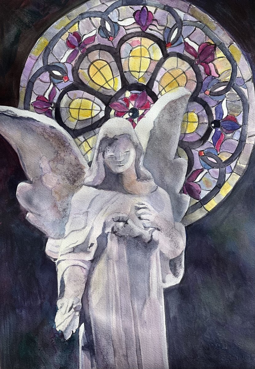 Angel Watching over Us by Bronwen Jones