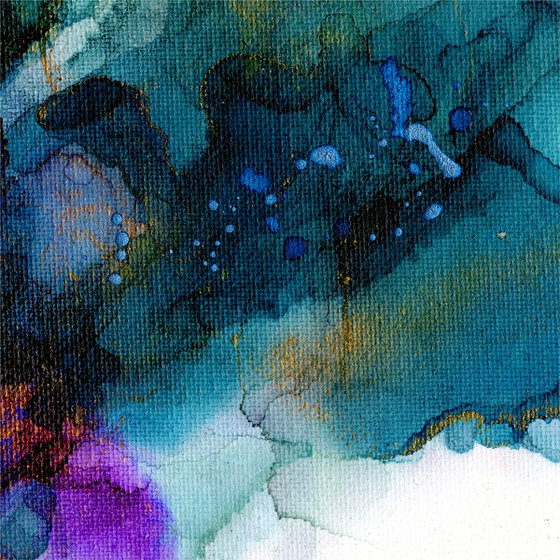 Ethereal Moments 5 - Zen Abstract Painting by Kathy Morton Stanion