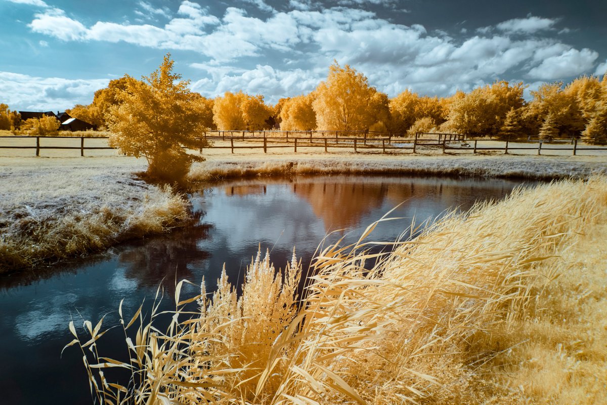 Surrealistic Landscape Photograph By Robert Kohlhuber, 30 X 20", Stormy North, Original Artwork