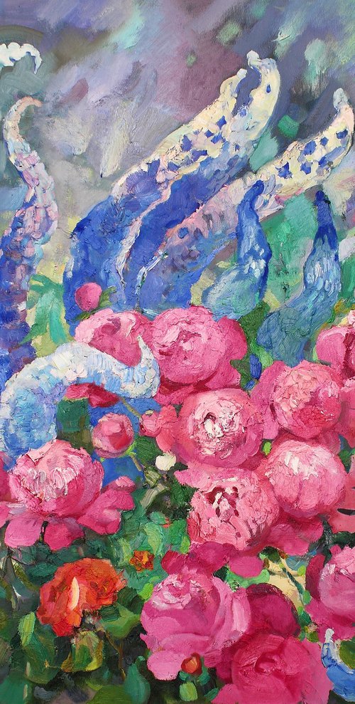 June with peonies by Anastasiia Grygorieva