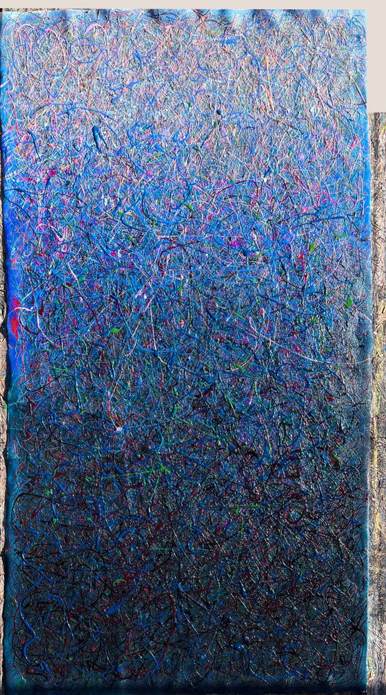 In search of silence- 3 (blue)