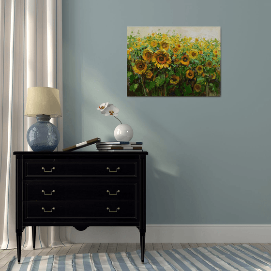 Sunflowers Original Oil painting