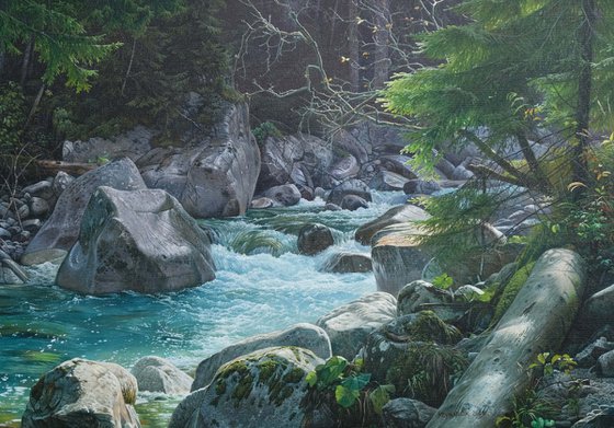 Sound of the mountain stream
