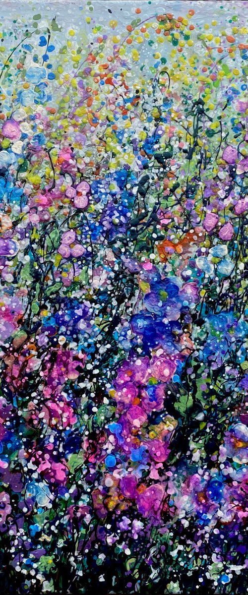 Wildflower Symphony by Lena Owens at OLena Art