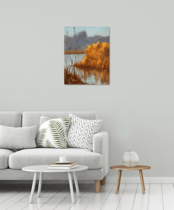 Autumn Dance on Pond