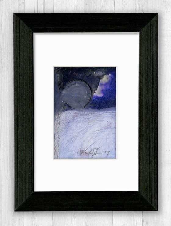 Dark Mystery 2 - Small painting by Kathy Morton Stanion