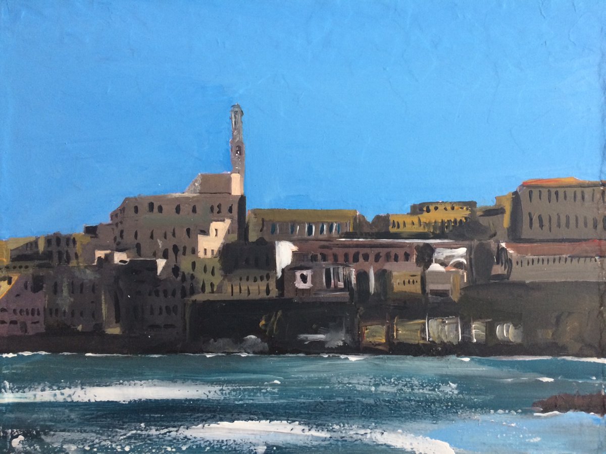 A View Of Jaffa By The Sea by Andrew Reid Wildman