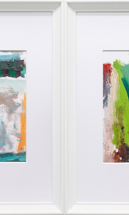 SET of 2, ABSTRACT STUDY by VENELINOV