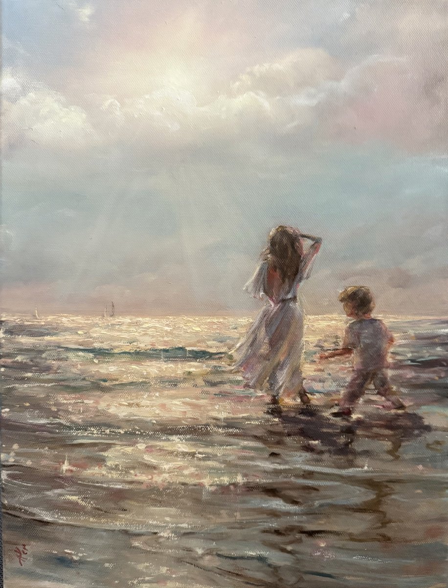 Serene Summer By Alesia Yeremeyeva, 12 X 16, Artwork For Sale On Artfinder
