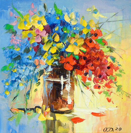 Bouquet of wild flowers