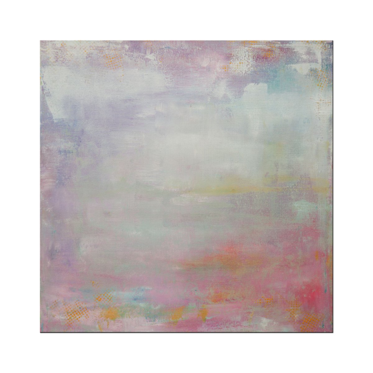 Abstract Acrylic Painting By Hilary Winfield, 24 X 24, Subtle Expression 2, Original Artwork
