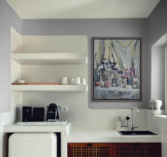 Silver Table, Crimson Fruit